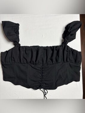 Princess Polly Black Corset Top- 20
